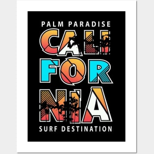 Califonia surf Posters and Art